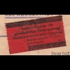 ZKD-Brief mit rotem Aufkleber (kleine Schrift!) "Aushändigung...