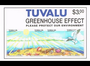 Tuvalu: Umweltschutz; Satz und Block
